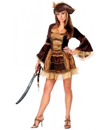 Brown Pirate Wench ADULT HIRE